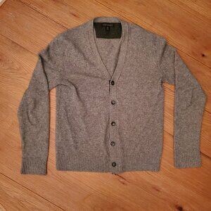 Mens Banana Republic Extra Fine Merino Wool Cardigan Size Medium